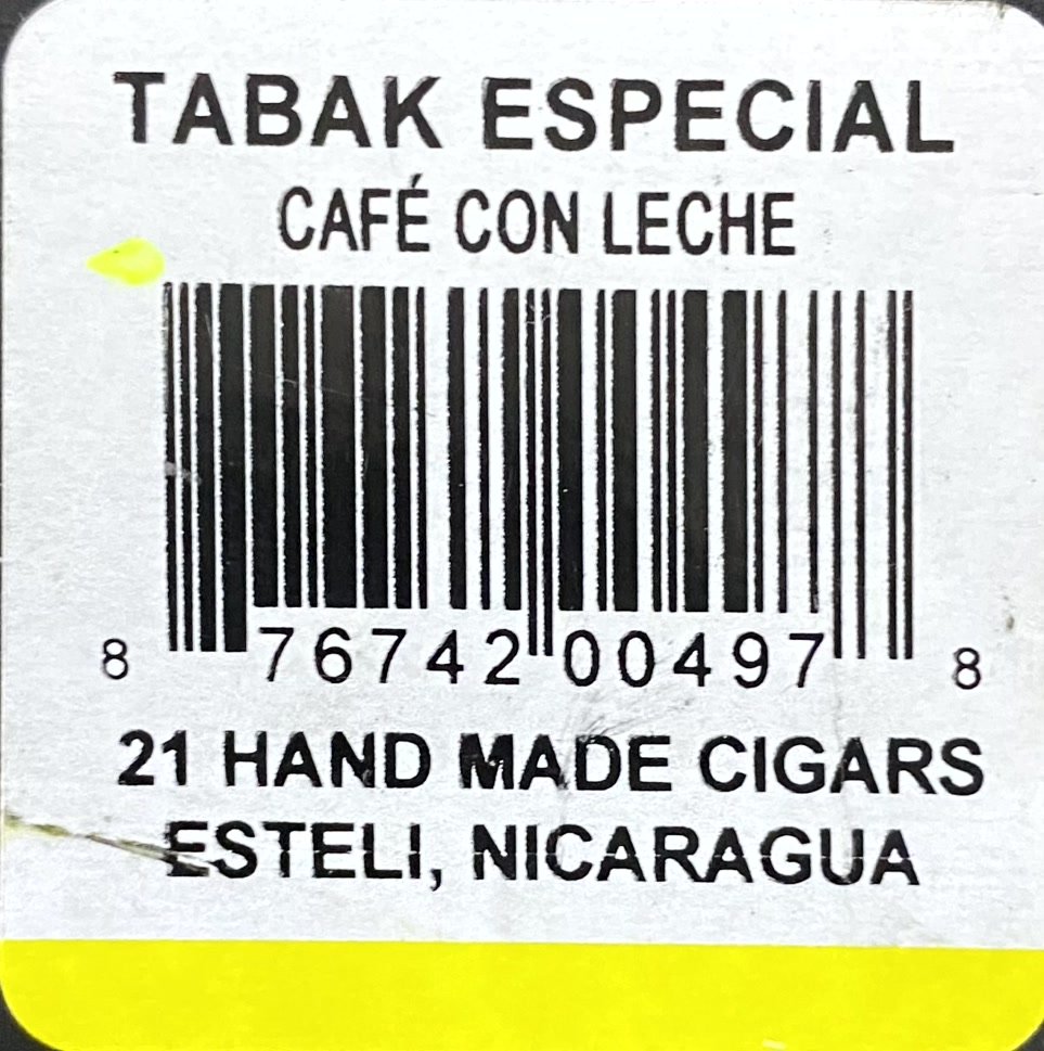Tabak Especial Cafe Con Leche Belicoso - Image 2