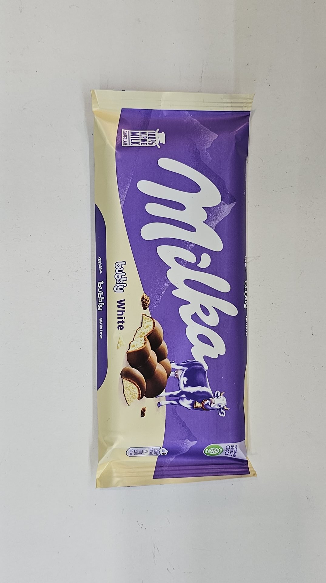 Milka Bubbly White