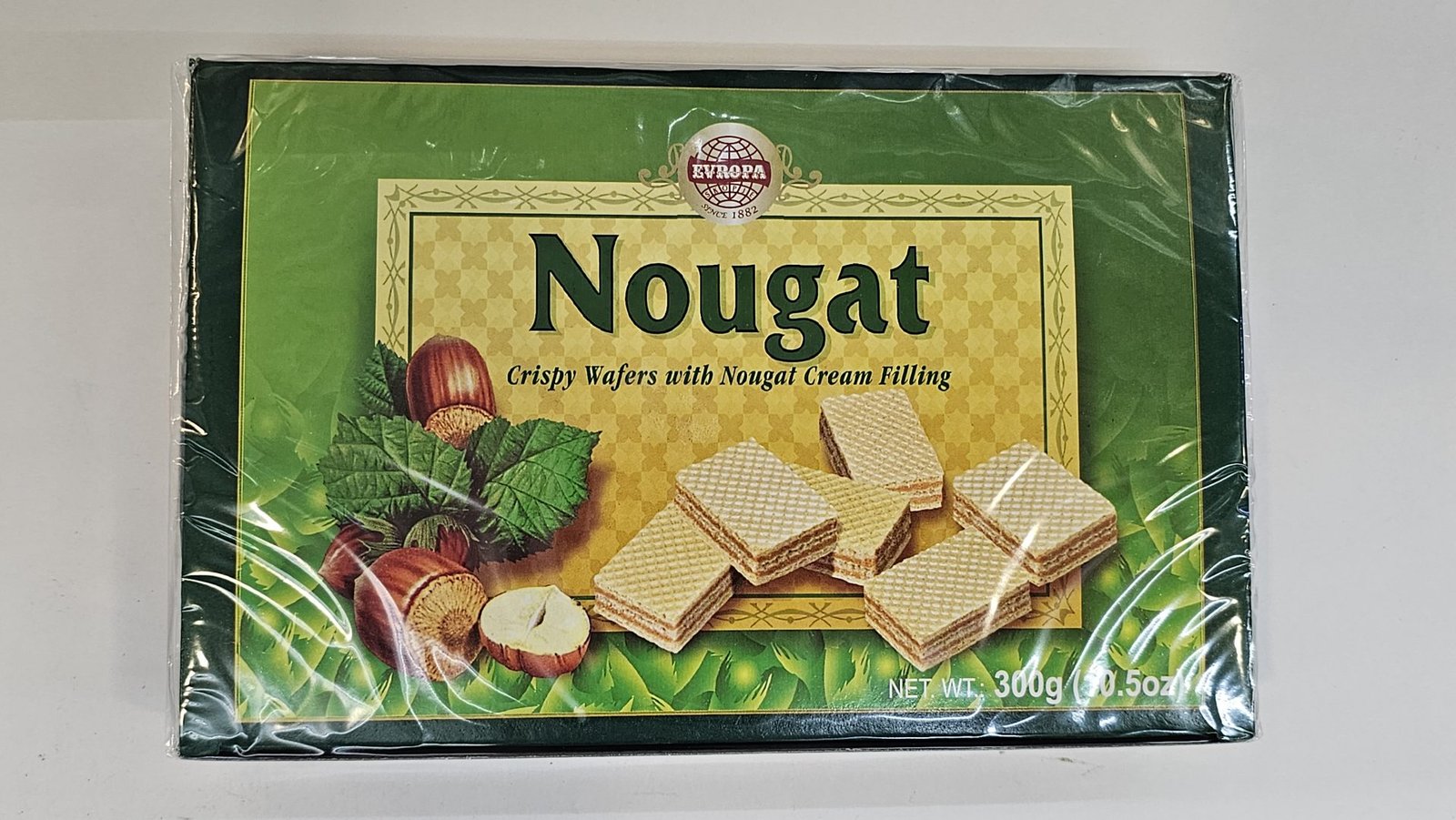 Evropa Nougat Waffers 300g