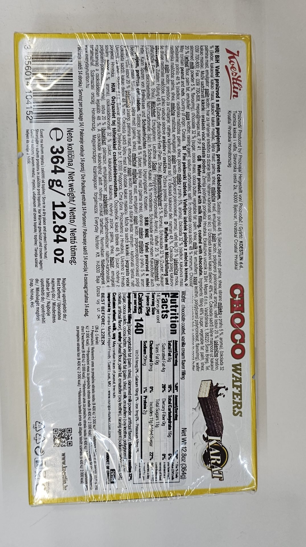Koestlin Karat Choco Wafers, Milk & Choco - Image 3