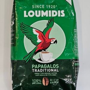 Loumidis Papagalos Traditional Greek Type Ground Coffee 454g