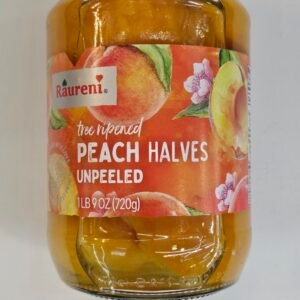 Raureni Tree Ripened Peach Halves Unpeeled 720g