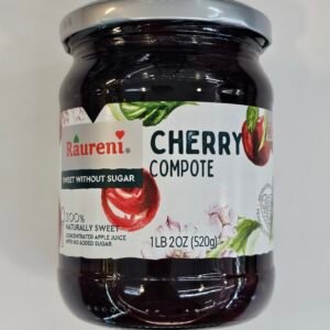 Raureni Cherry Compote 100% Natural Sweet 520g