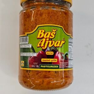 Bas Ajvar Mild Roasted Grille Pasteurized 10.2 Oz