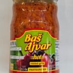 Bas Ajvar Hot Roasted Grille Pasteurized 23.3 Oz