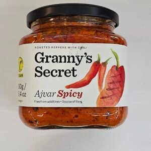 Granny's Secret Ajvar Spicy Roasted Peppers With Chili