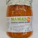Mama's Hot Roasted Pepper Spread  Homestyle Ajvar 19oz