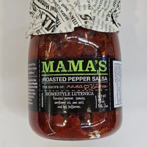Mama's Roasted Pepper Salsa Homestyle Lutenica 19oz
