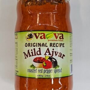 Vava Original Recipe Mild Ajvar Roasted Red Pepper Spread 680g