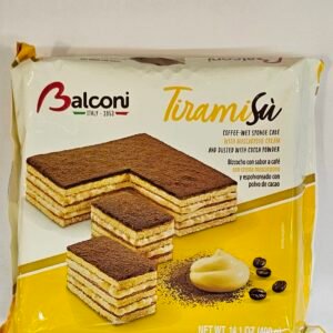 Balconi Tiramisu Coffee -Wet Sponge Cake With Mascarpone Cream 400g