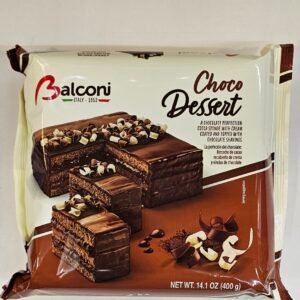 Balconi Choco Dessert Coated With Chocolate Shavings 400g