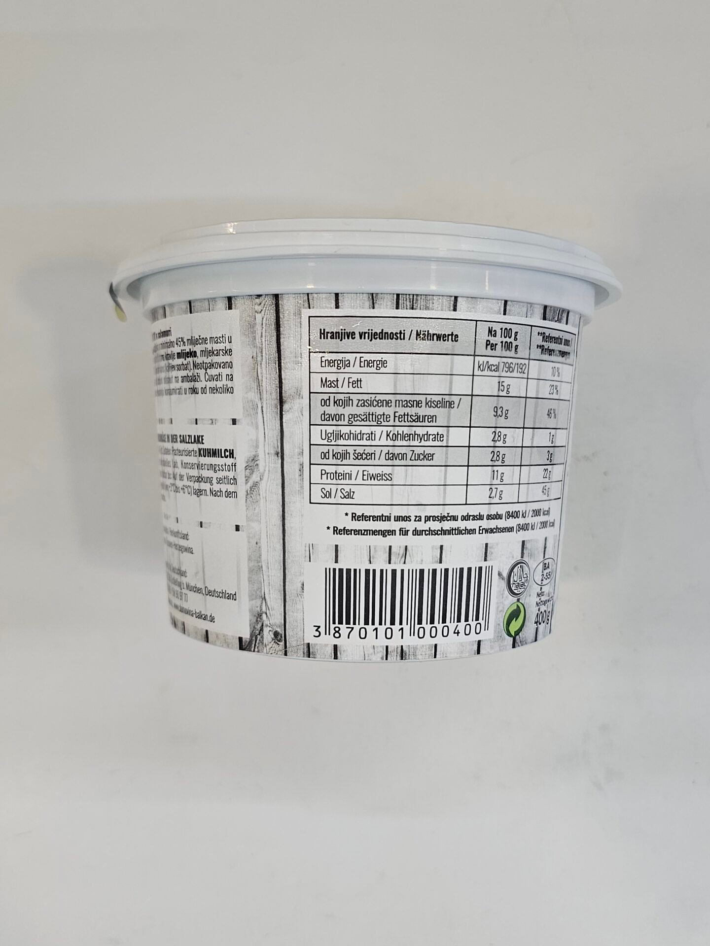 Domovina Travnicki Sir Weichkase Aus Travnik 400g - Image 3