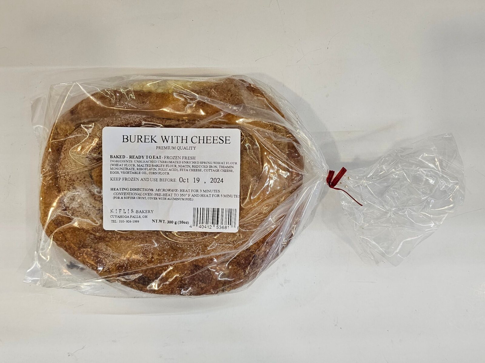 Kiflis Burek With Cheese Ready To Eat 300g