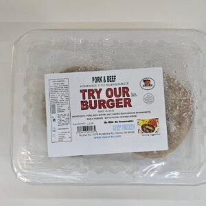 TOI Homemade Style Balkan Burger Pork & Beef 4pc 1lb
