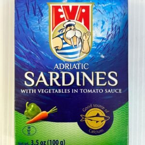 Eva Adriatic Sardines With Vegetables In Tomato Sauce 100g