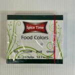 Spice Time Food Colors Red Yellow Blue Green 35ml